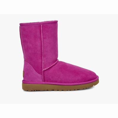 Botas UGG Classic Short II Mulher Fucsia | PT-MFZRG